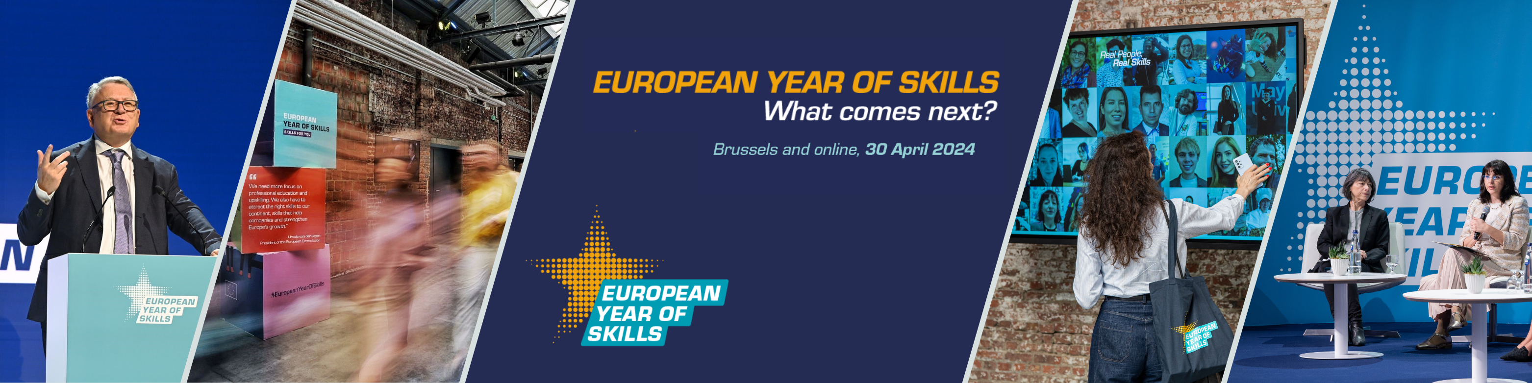 European Year of Skills Banner closing event. 