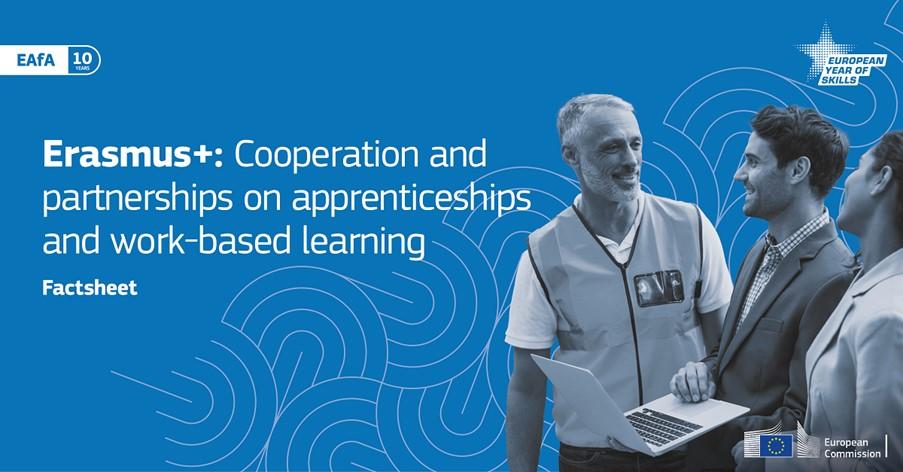 New factsheet on boosting apprenticeship cooperation through Erasmus+ 