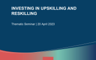 Pact for Skills - Thematic Seminar on investing in Upskilling and reskilling. 